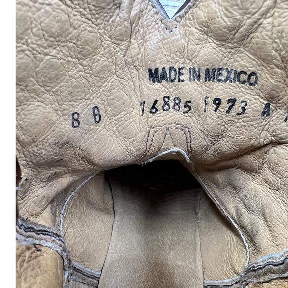 Frye Women’s Billy Brown Leather Studded Western Ankle Boots Size US 8 B - Picture 10 of 10